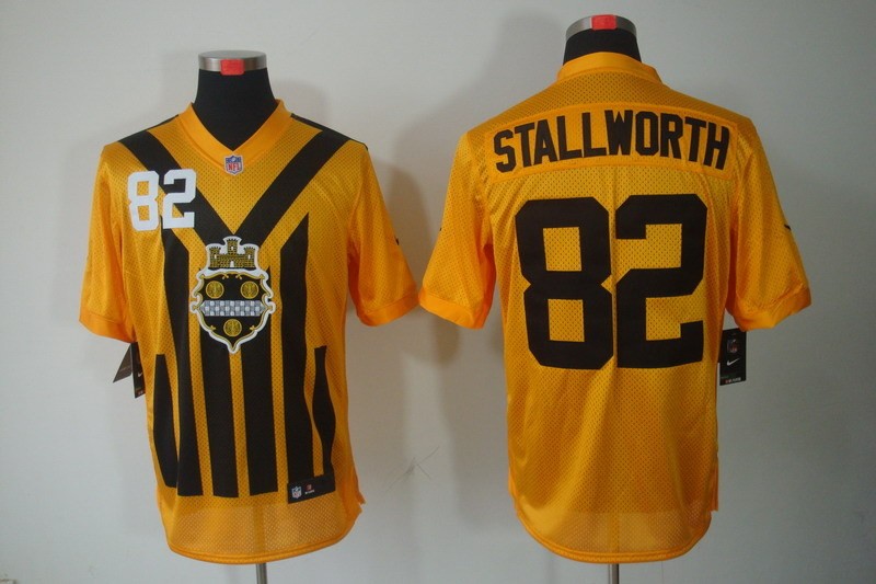Men 2025 Pittsburgh Steelers #82 Stallworth yellow Nike Limited NFL Jersey